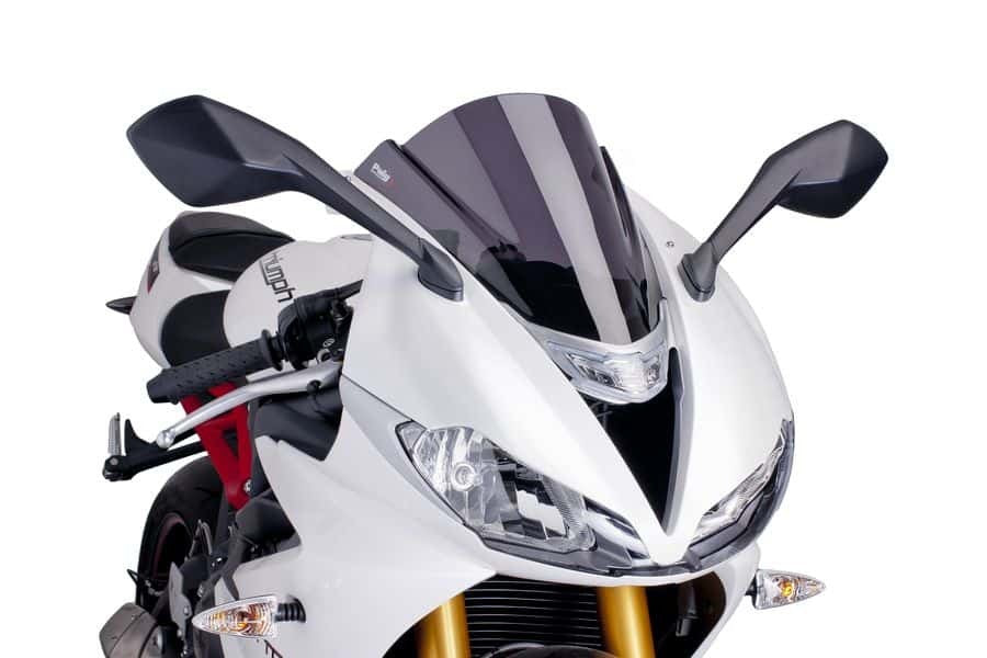 Windscreen Racing Dark Smoke Tri