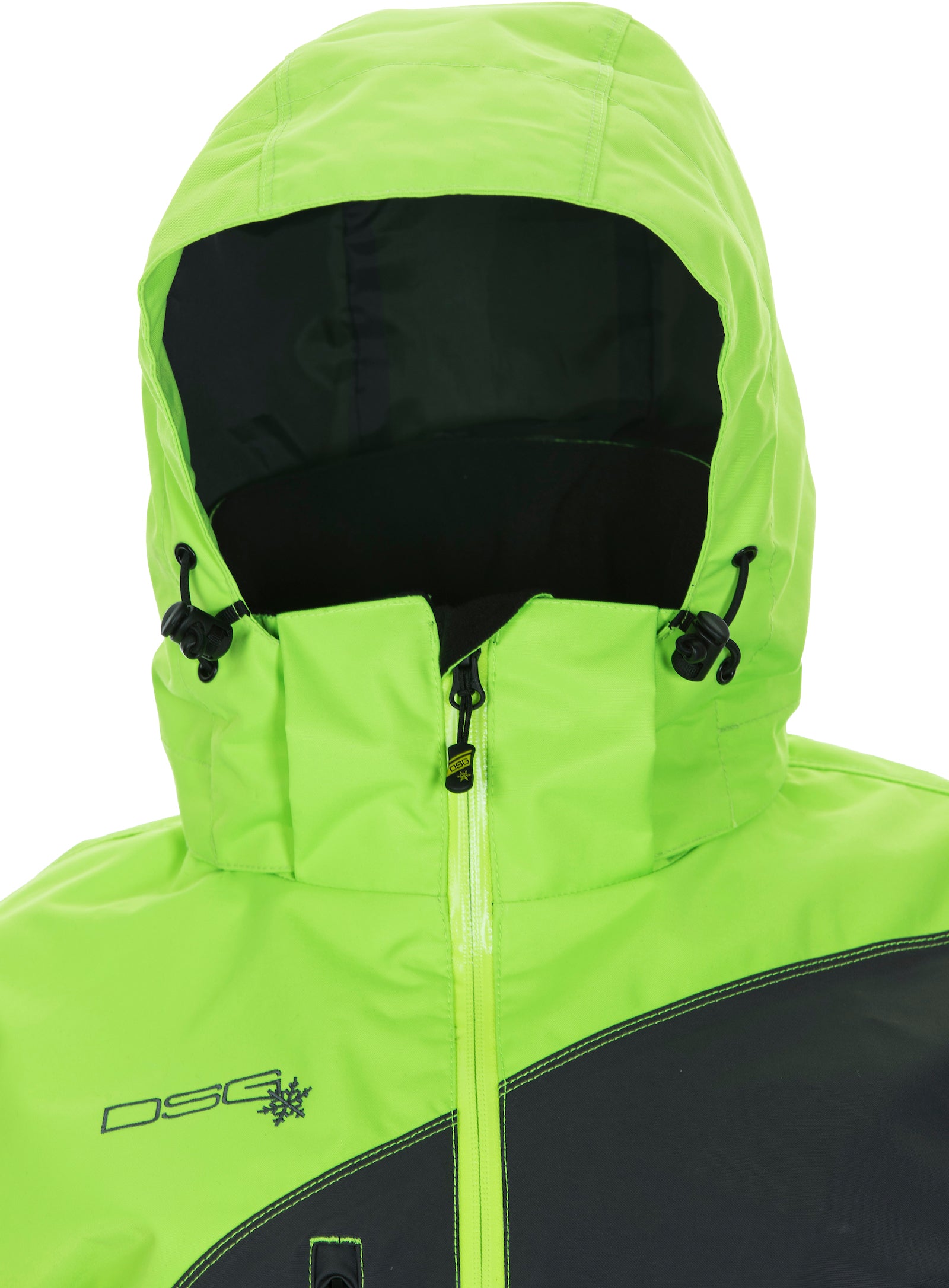 Monosuit W/Drop Seat Lime/Grey Lg