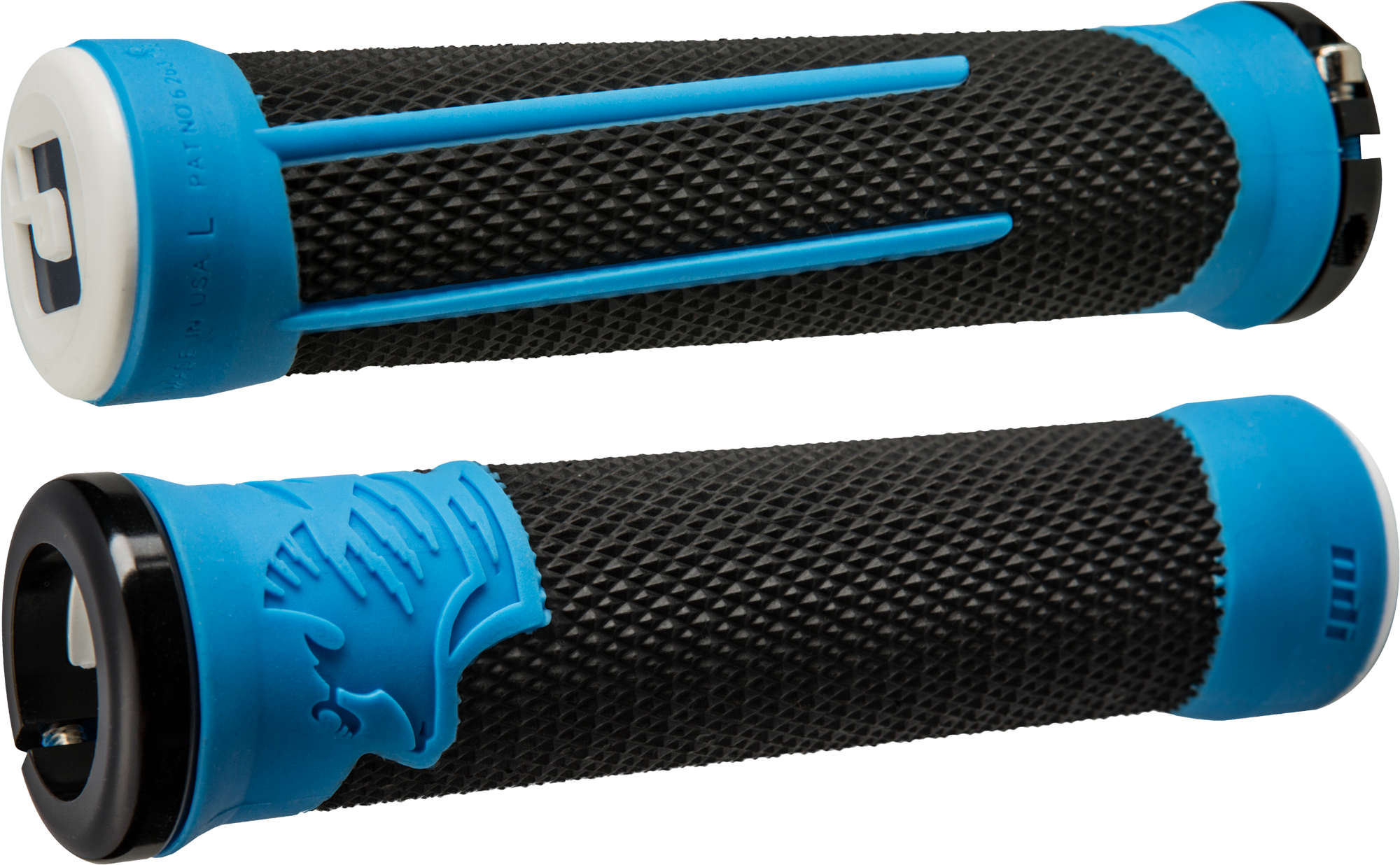 Ag 2 Mtb/Bmx Grips Black/Blue W/Blue