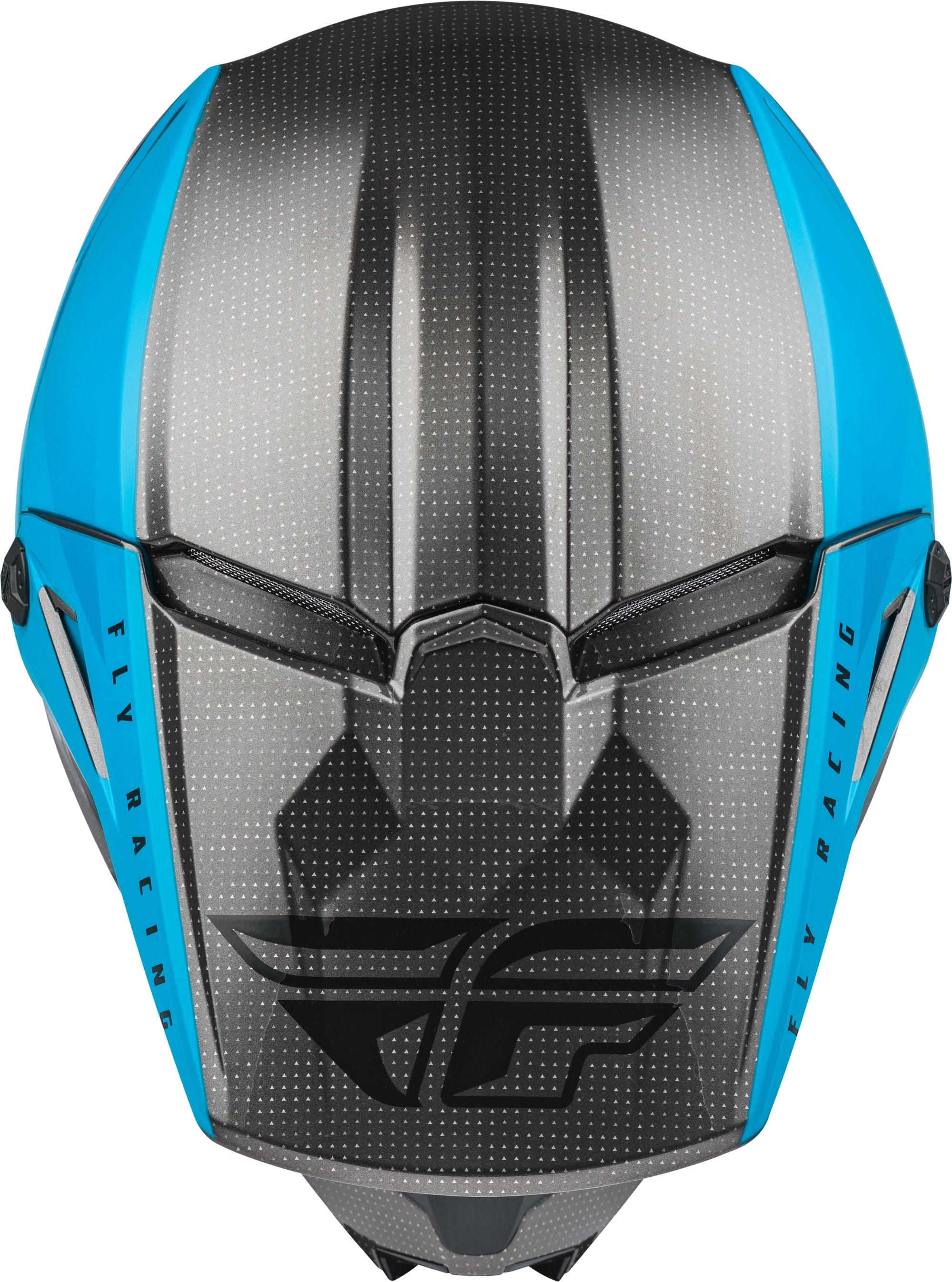 Youth Kinetic Straight Edge Helmet Blue/Grey/Black Yl