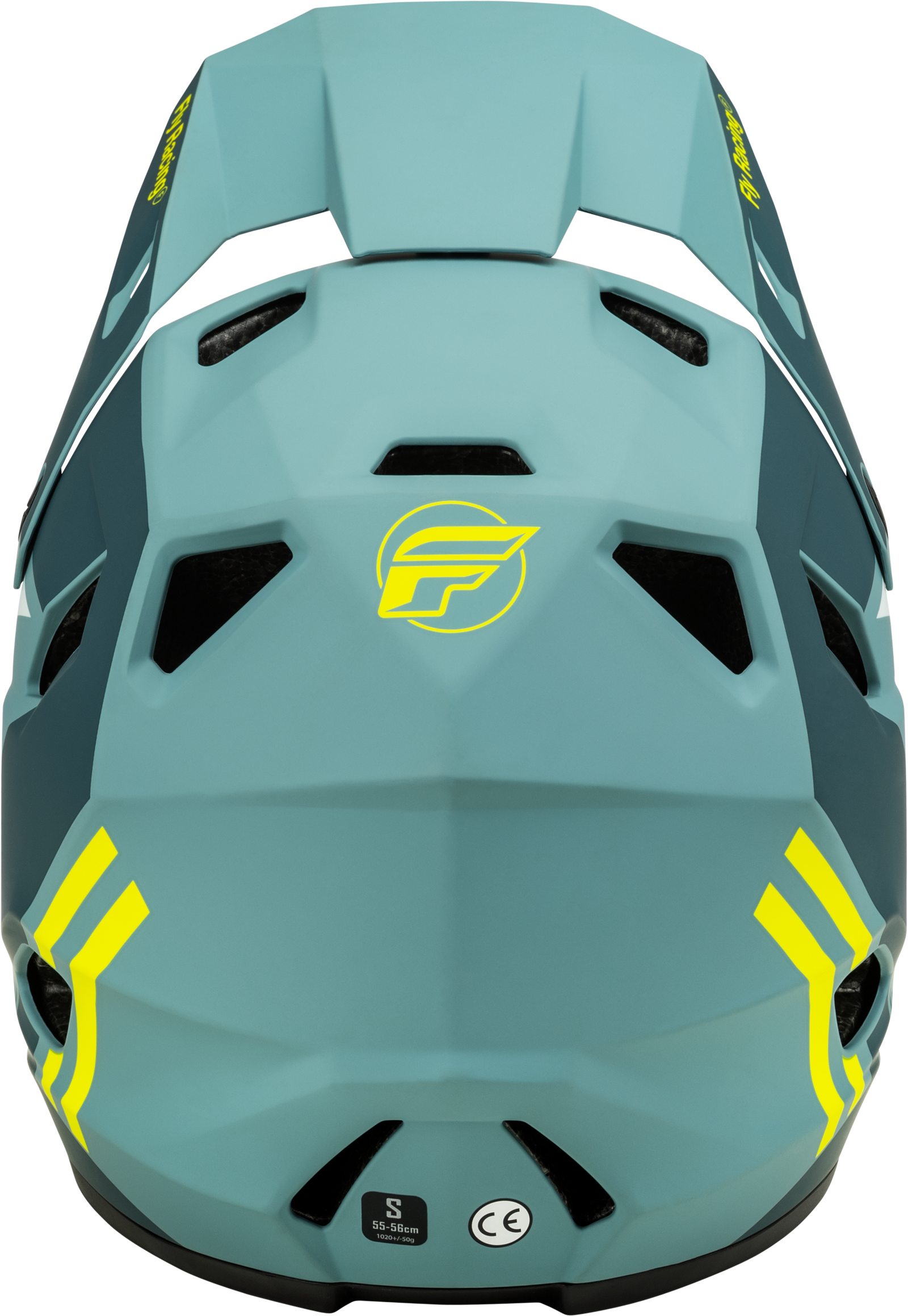 Rayce Bicycle Helmet Matte Blue Stone/Hi Vis Sm