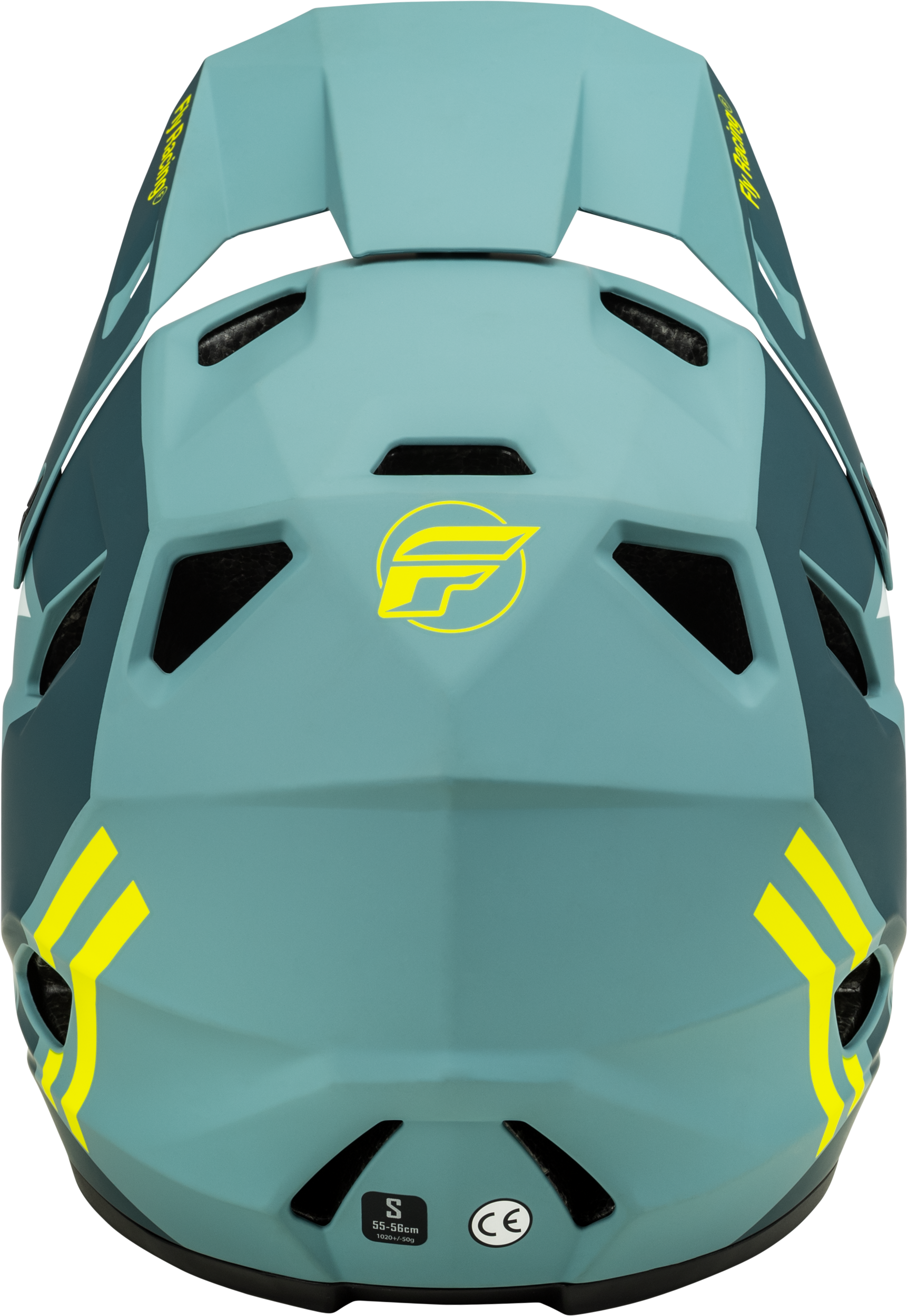 Rayce Bicycle Helmet Matte Blue Stone/Hi Vis Sm
