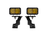 Diode Dynamics 16-21 Toyota Tacoma Stage Series 2in LED Ditch Light Kit - Sport Yellow Combo