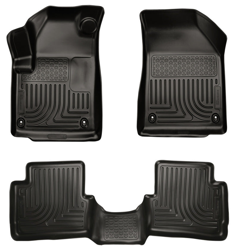 Husky Liners 2013 Dodge Dart WeatherBeater Black Front &amp; 2nd Seat Floor Liners
