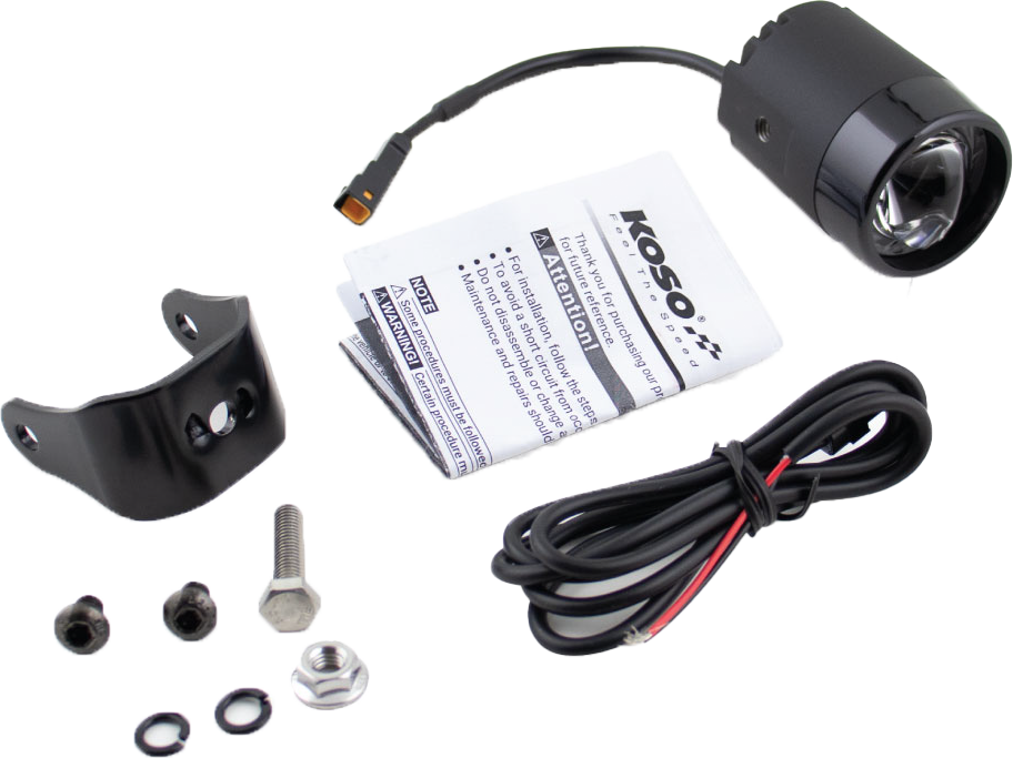 Mini Led Fog Light Black Each