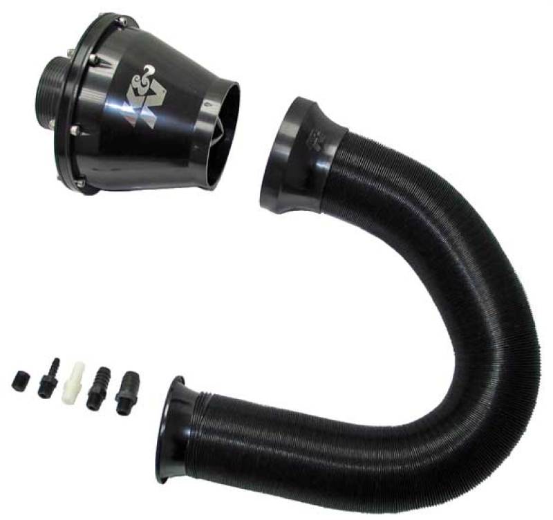 K&amp;N Universal Apollo Black Cold Air Intake - 70mm OD FLG PP