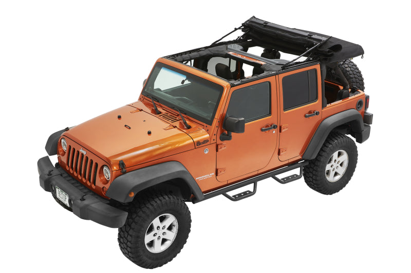 Bestop 07-18 Jeep Wrangler JK 4-Door Supertop Ultra (Premium Black Twill)