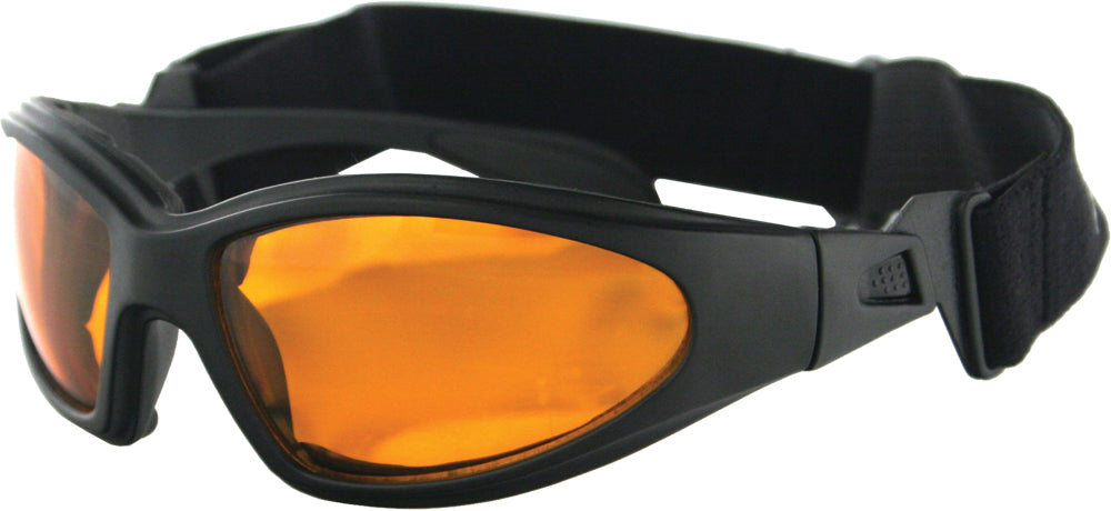 Gxr Sunglasses Black W/Amber Lens