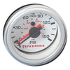 Firestone Replacement Pressure Gauge - White Face Dual GA Only (For PN 2241 / 2260) (WR17609201)