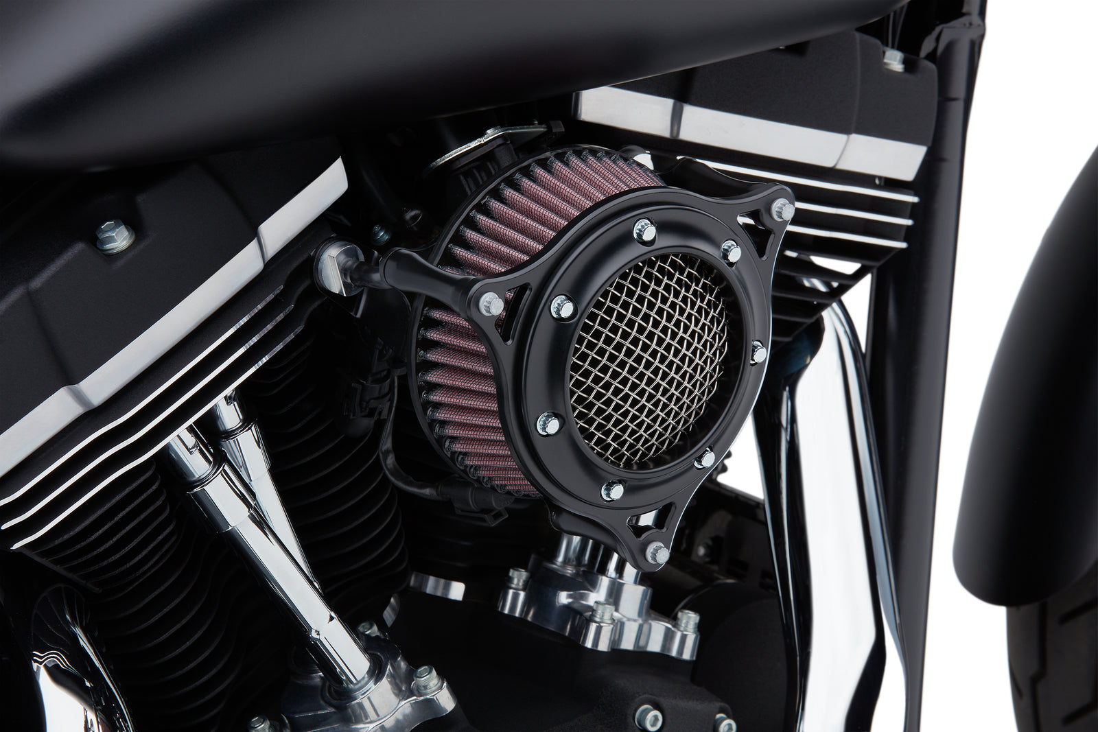 Rpt Air Intake System Black / Black Softail 18 22