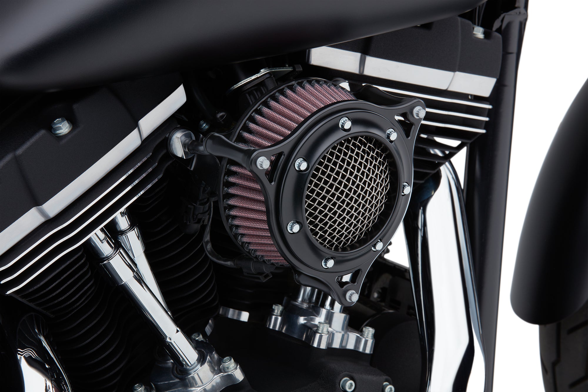 Rpt Air Intake System Black / Black Softail 18 22