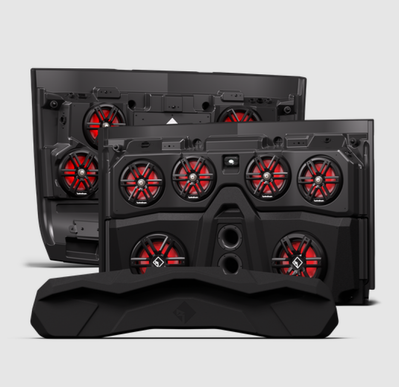 Rockford Fosgate 18+ Polaris Ranger Crew Front &amp; Rear Audio Roof