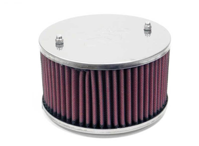 K&amp;N Universal Custom Air Filter - Round 1.625in Flange / 1.625in ID / 2.75in Overall Height