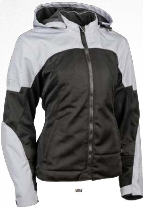 Speed and Strength Starstruck Mesh Jacket Grey/Black Womens - Small