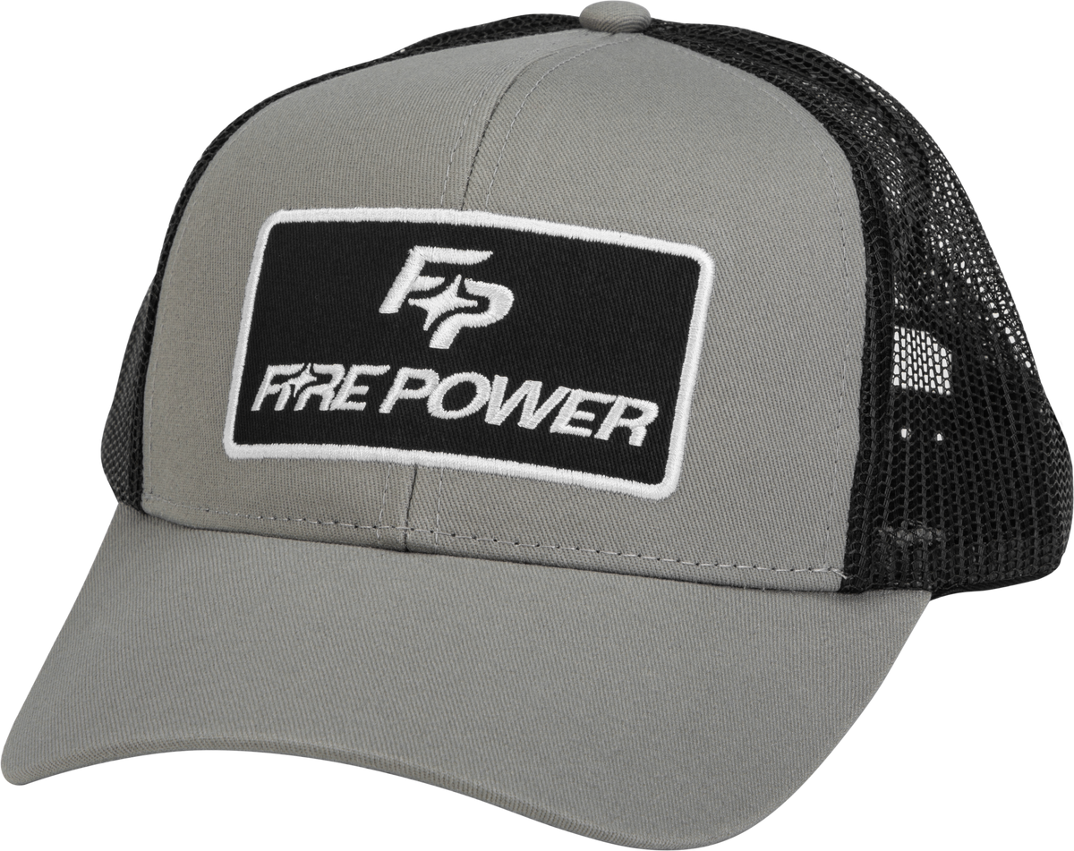Curved Bill Hat Grey/Black