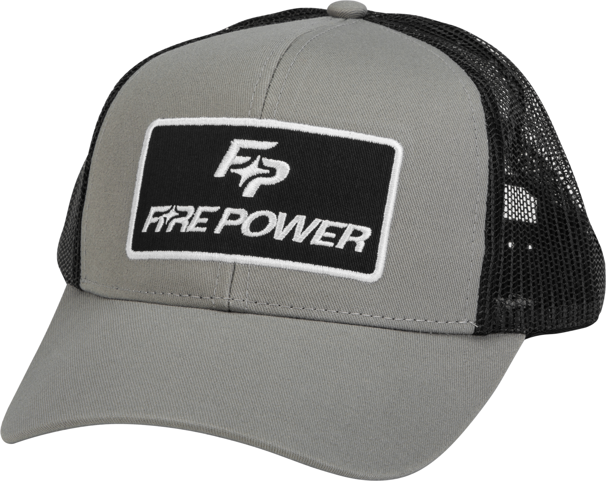 Curved Bill Hat Grey/Black