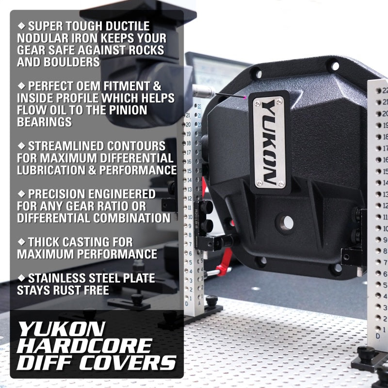 Yukon Gear Hardcore Nodular Iron Cover for Rear GM 8.6in w/8mm Cover Bolts