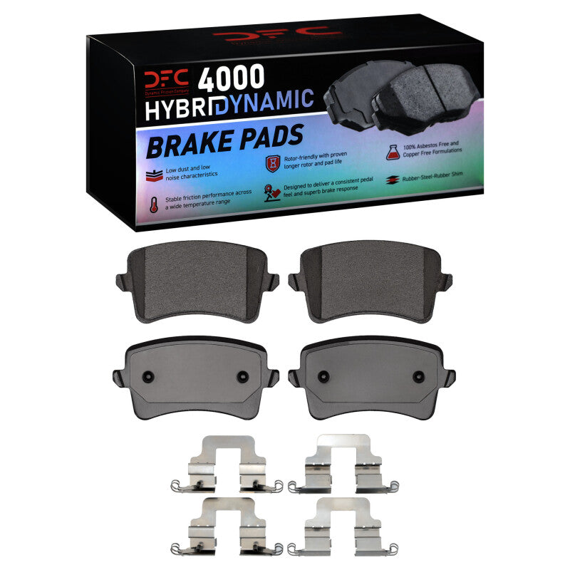 DFC 09-16 Audi A4 / 10-14 Audi A5 Rear 4000 HybriDynamic Brake Pads and Hardware Kit