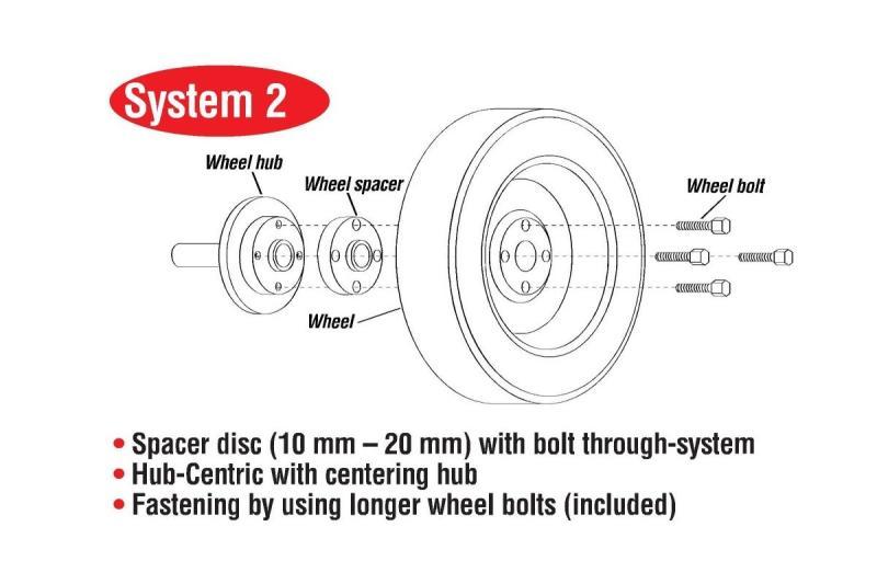 Eibach Pro-Spacer System 25mm Spacers (2) / 3x112 Bolt Pattern / 57.1 CB 05-07 Smart Fortwo