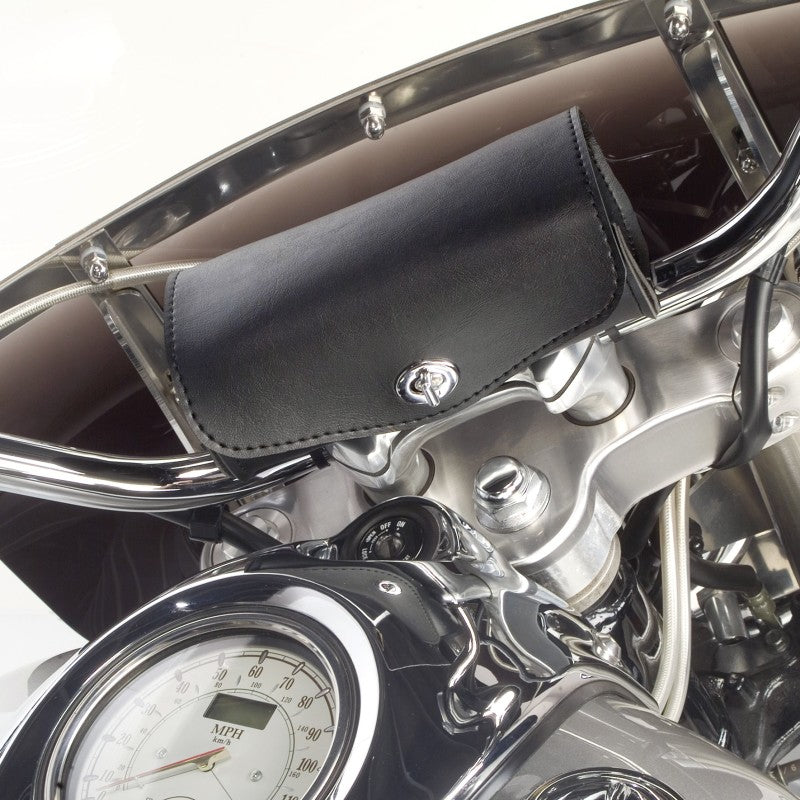 Willie &amp; Max Universal Revolution Handlebar Bag (7.5 in L x 4 in W x 3 in H) - Black