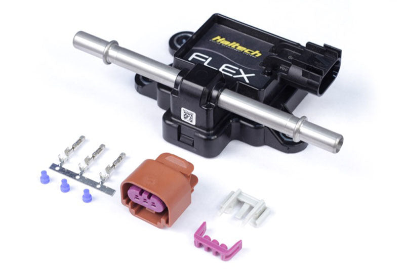 Haltech Flex Fuel Composition Sensor for 3/8 (GM Spring Lock) Fittings w/Plug &amp; Pins