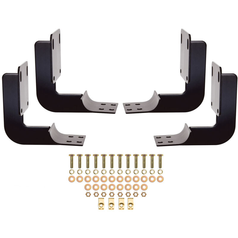 Westin 99-16 Ford F-250/350/450/550HD Reg/Supr Cab/Crew Premier Oval Nerf Step Bar Mount Kit - Blk