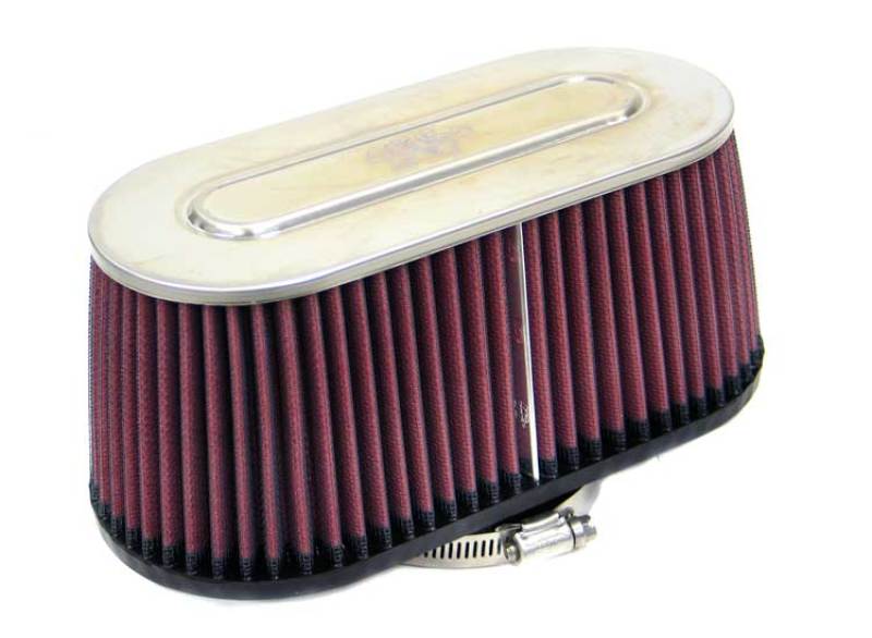 K&amp;N Marine Engine Flame Arrestor - Oval Tapered 3.75in Flange ID / .75in Flange Length / 4in Height