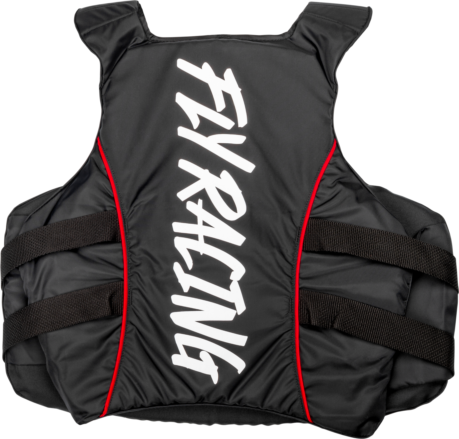 Pullover Flotation Vest Black/White/Red Lg