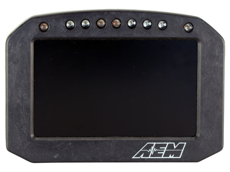 AEM CD-5LG Carbon Logging Flush Digital Dash Display w/ Internal 20Hz GPS & Antenna
