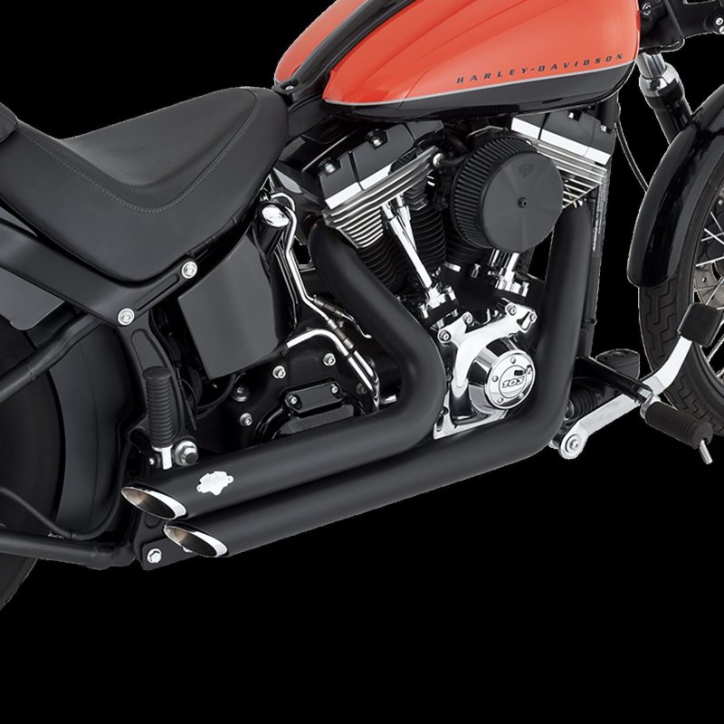 Vance &amp; Hines HD Softail 12-17 Shortshots Staggered PCX Full System Exhaust