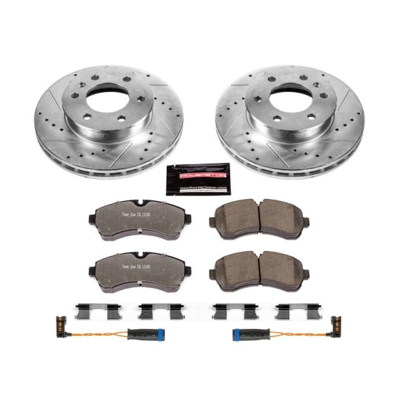 Power Stop 07-09 Dodge Sprinter 3500 Front Z36 Truck &amp; Tow Brake Kit