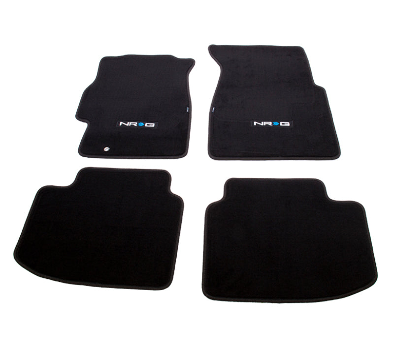 NRG Floor Mats - 96-00 Honda Civic 2DR &amp; 3DR (EK9 Logo) - 4pc.