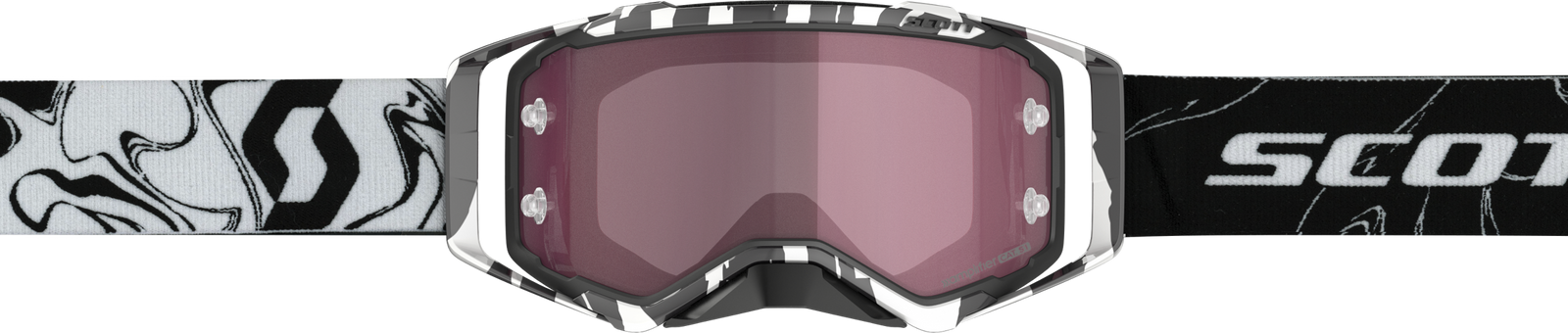 Prospect Goggle Mrbl Black/White W/Rose Amp Works