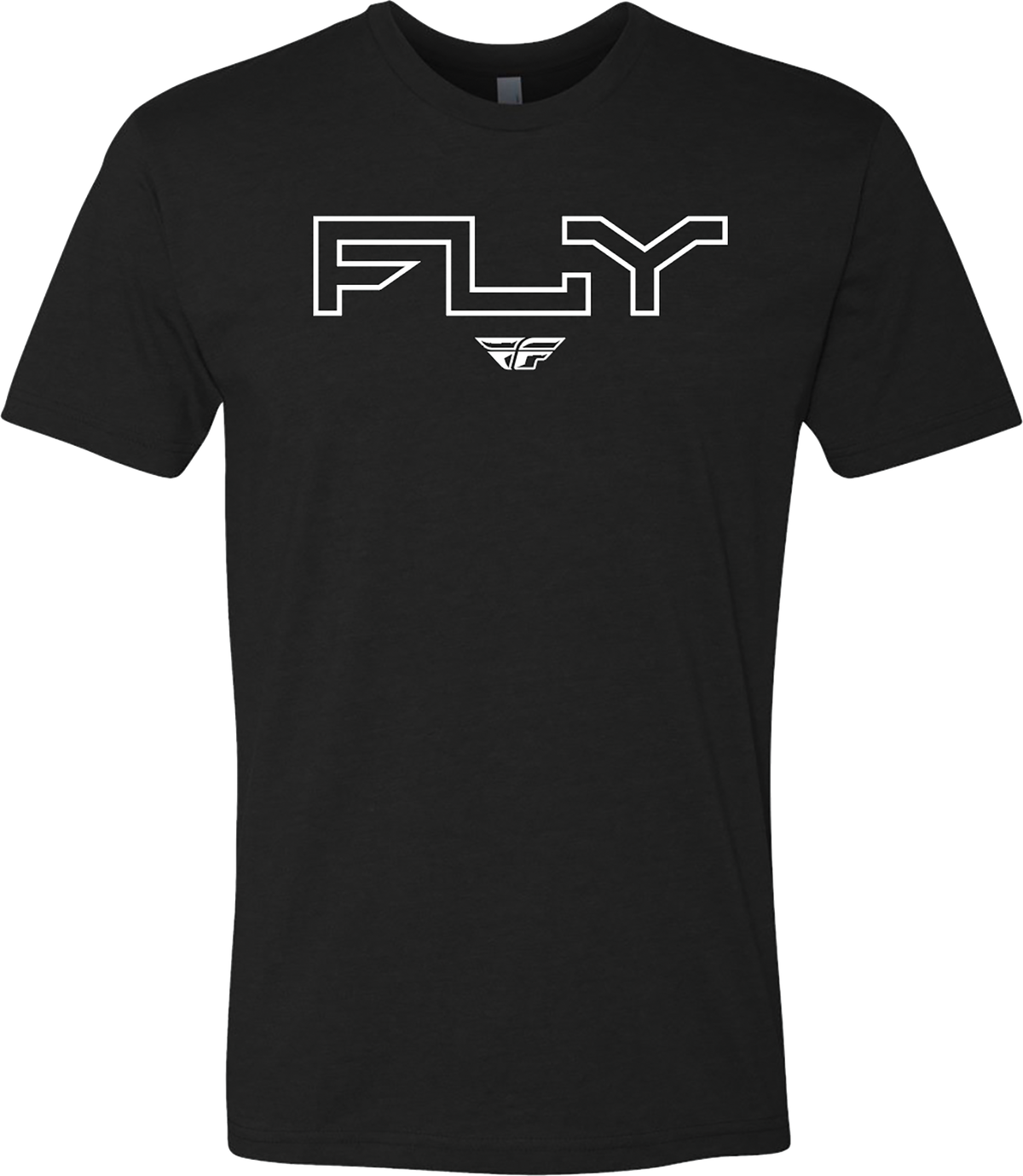 Fly Edge Tee Black Lg