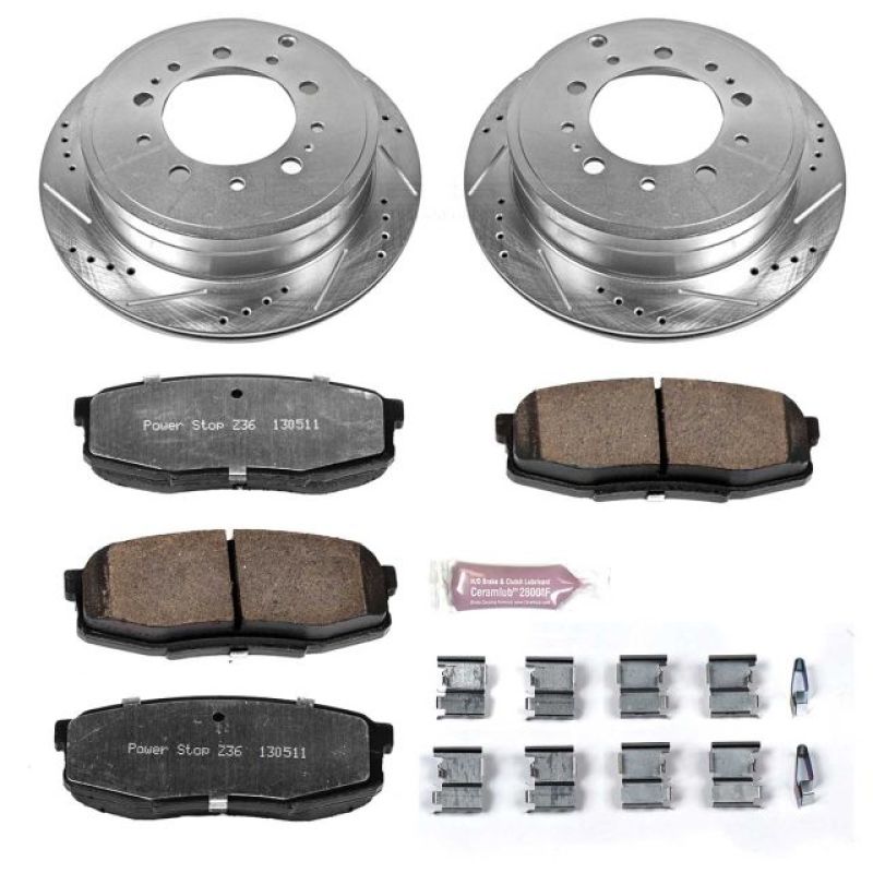 Power Stop 08-11 Lexus LX570 Rear Z36 Truck &amp; Tow Brake Kit