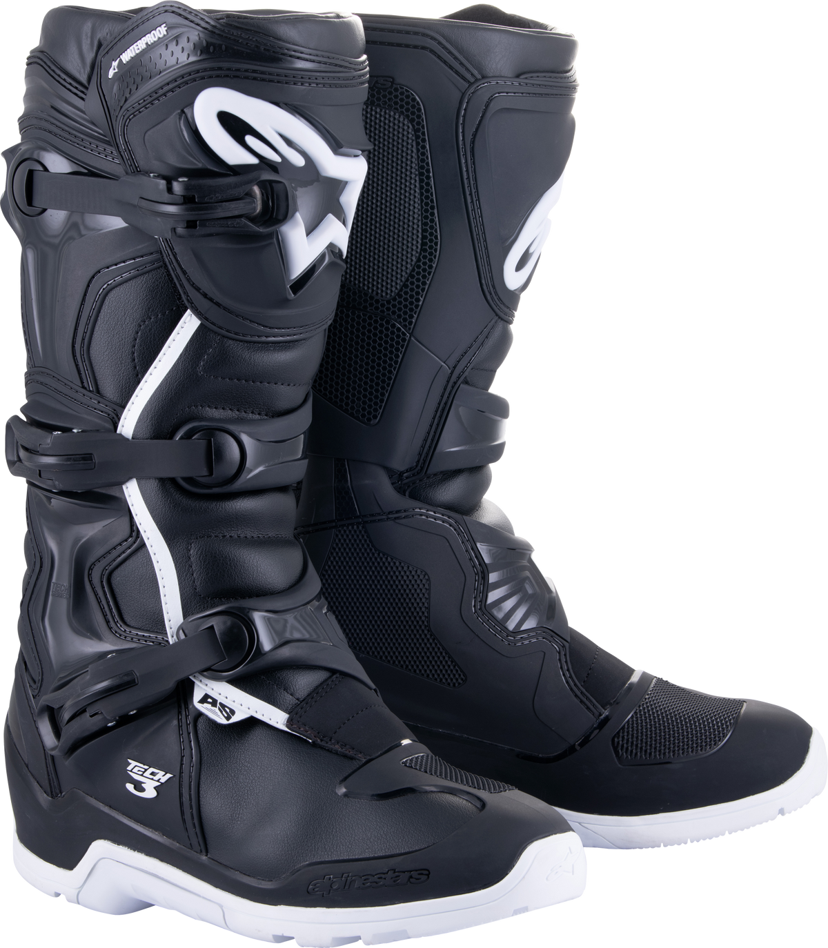 Tech 3 Enduro Wtrprf Boots Black/White Sz 13