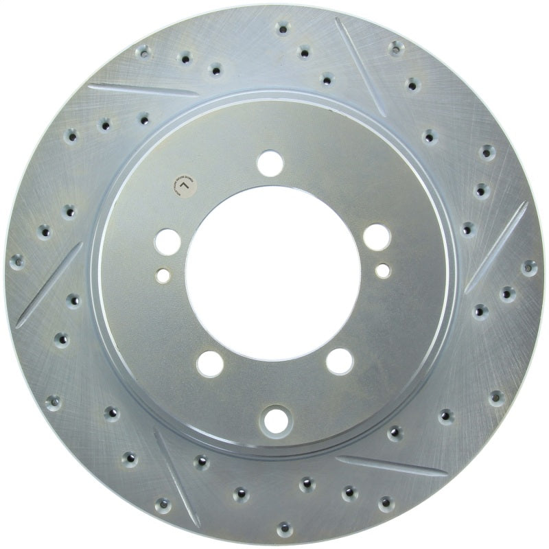 StopTech Select Sport Drilled &amp; Slotted Rotor - Front Right