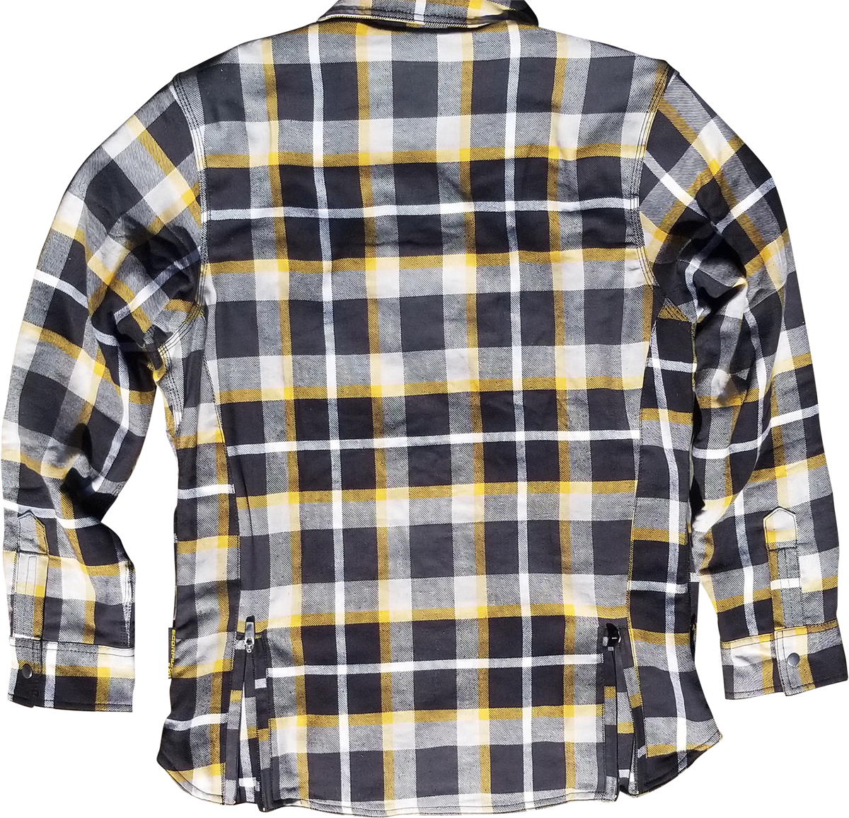 Covert Womens Flannel White/Yellow Sm