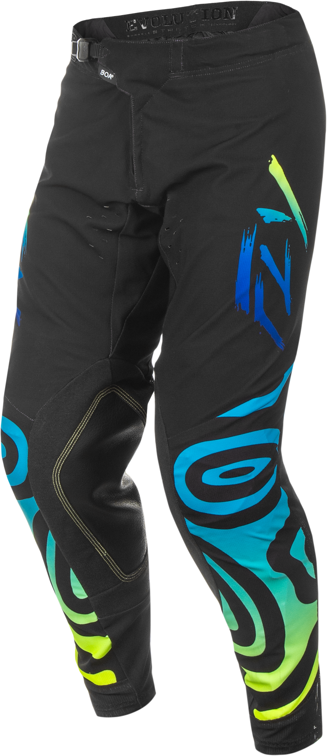 Evolution  Dst Zen Pants Black/Blue/Hi Vis Sz 36