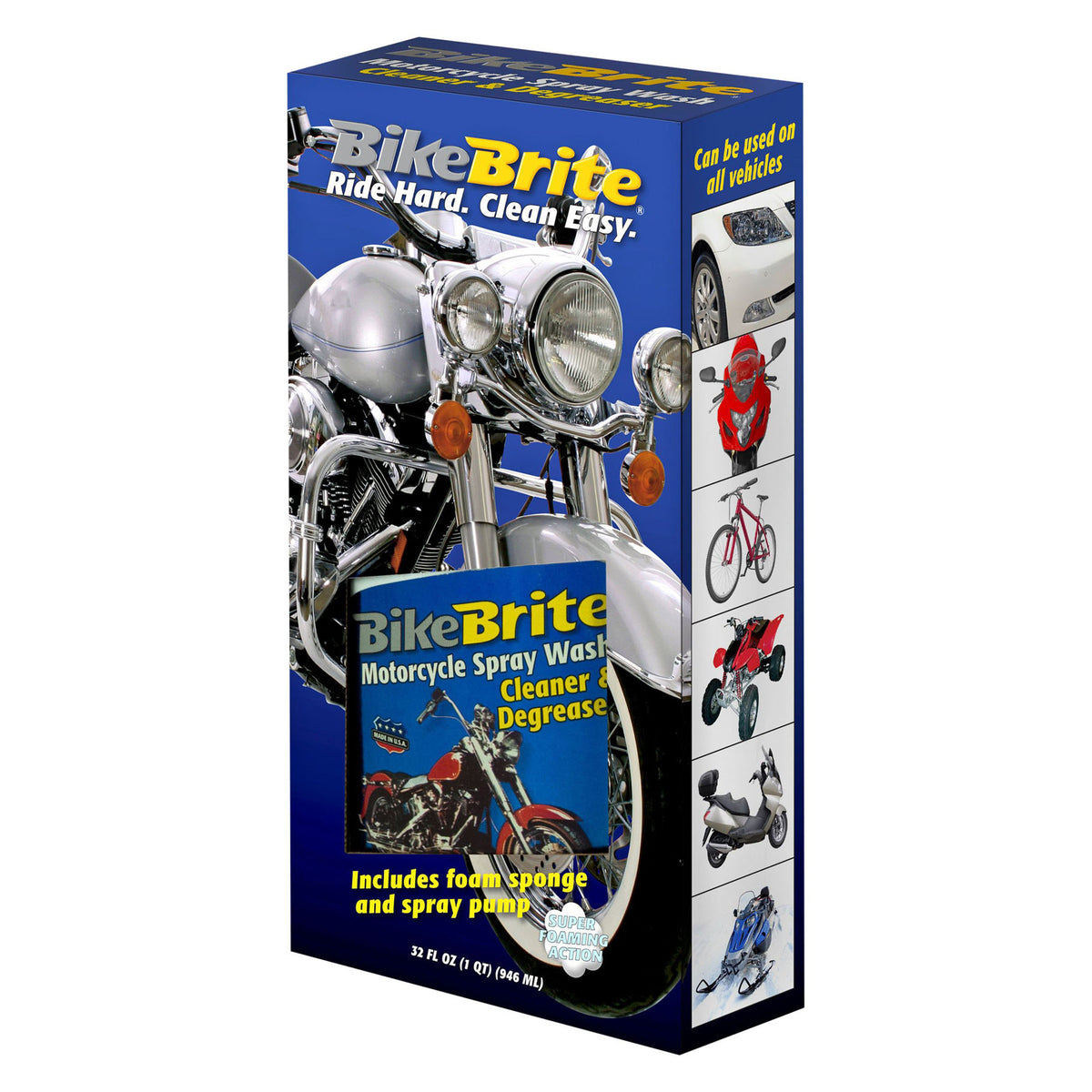 BIKE BRITE MOTORCYCLE SPRAY WASH KIT 32OZ