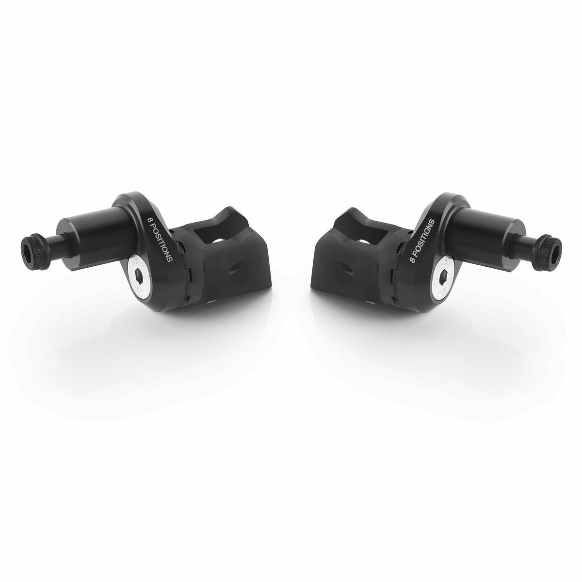 Eccesntric Footpeg Mount Kit Rider Adjust Black Pr