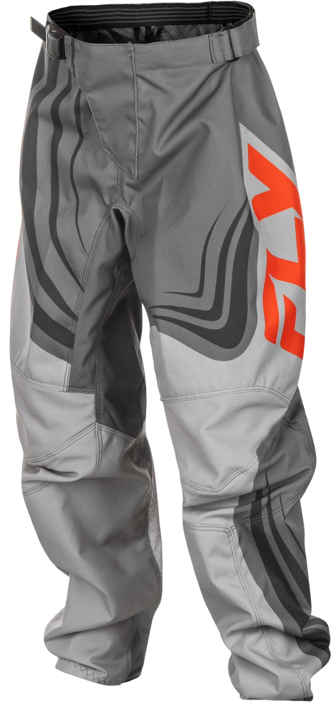 Youth F 16 Pants Grey/Orange Sz 26