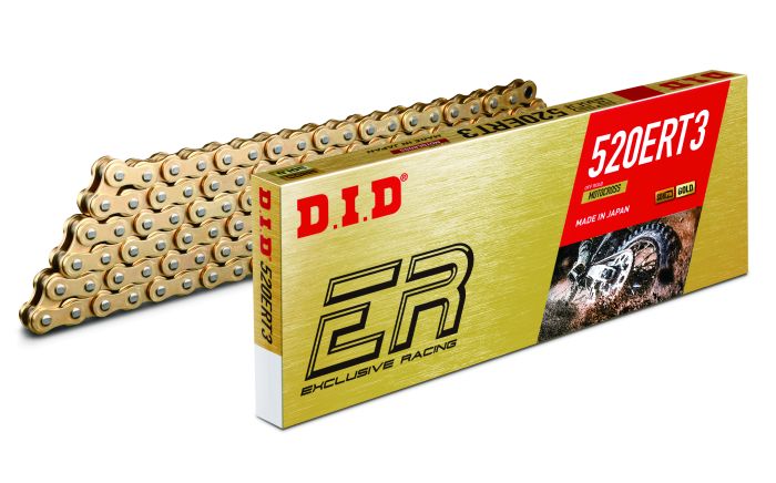 D.I.D NON-SEALED CHAIN 520ERT3 GOLD 114RB