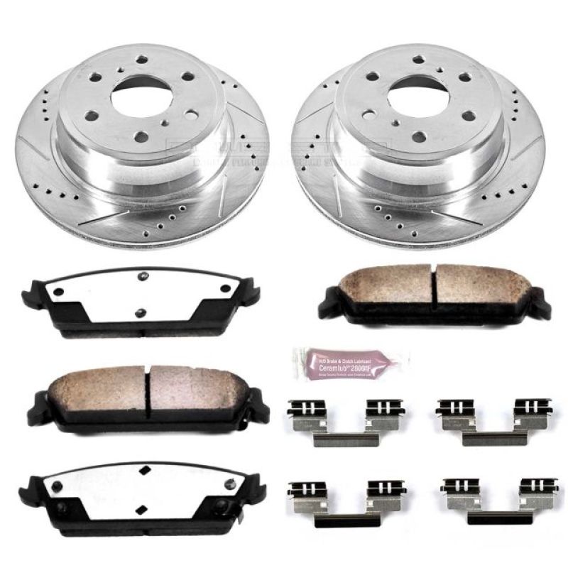 Power Stop 07-14 Cadillac Escalade Rear Z36 Truck &amp; Tow Brake Kit