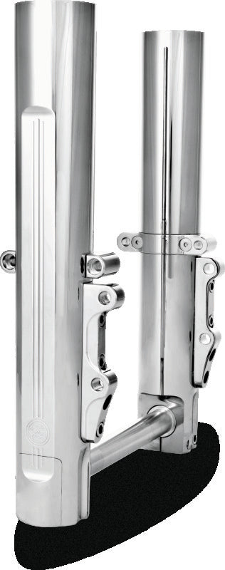Performance Machine 08-13 FL Lower Leg Assembly - Chrome