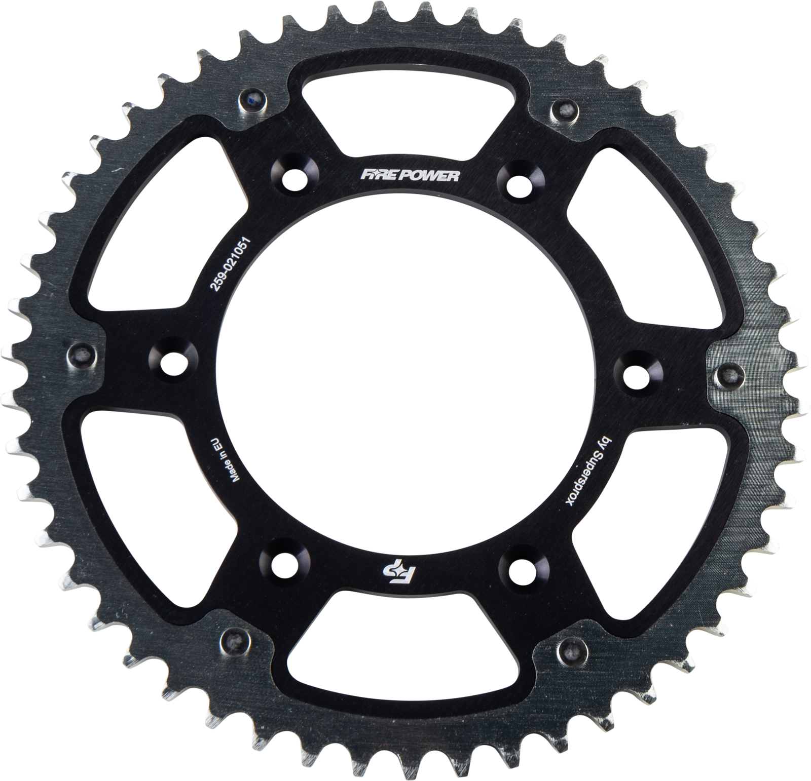 Rear Sprocket Hybrid 51t Blk/Sil