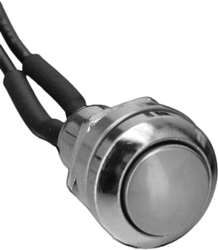 Mini Push Button Switch Chrome