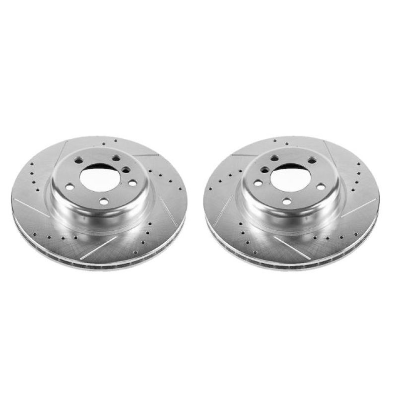 Power Stop 11-16 BMW 528i Front Evolution Drilled &amp; Slotted Rotors - Pair