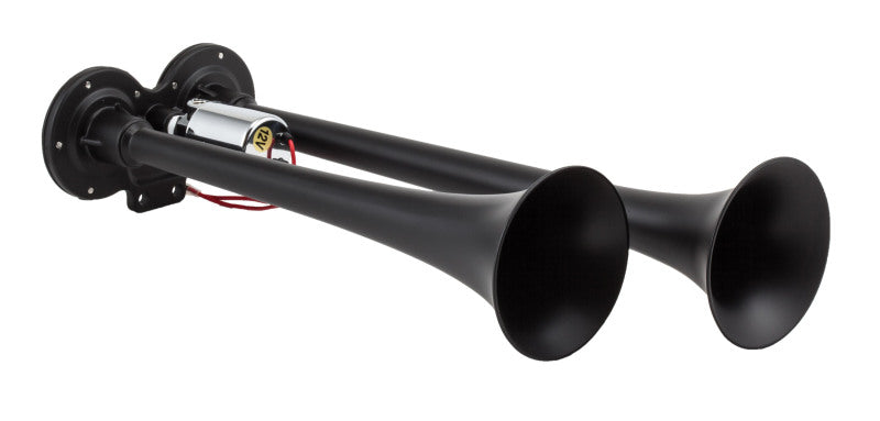 Kleinn Chrome Dual Horn/ 15In/12.25In - Chrome-Plated Zinc Alloy