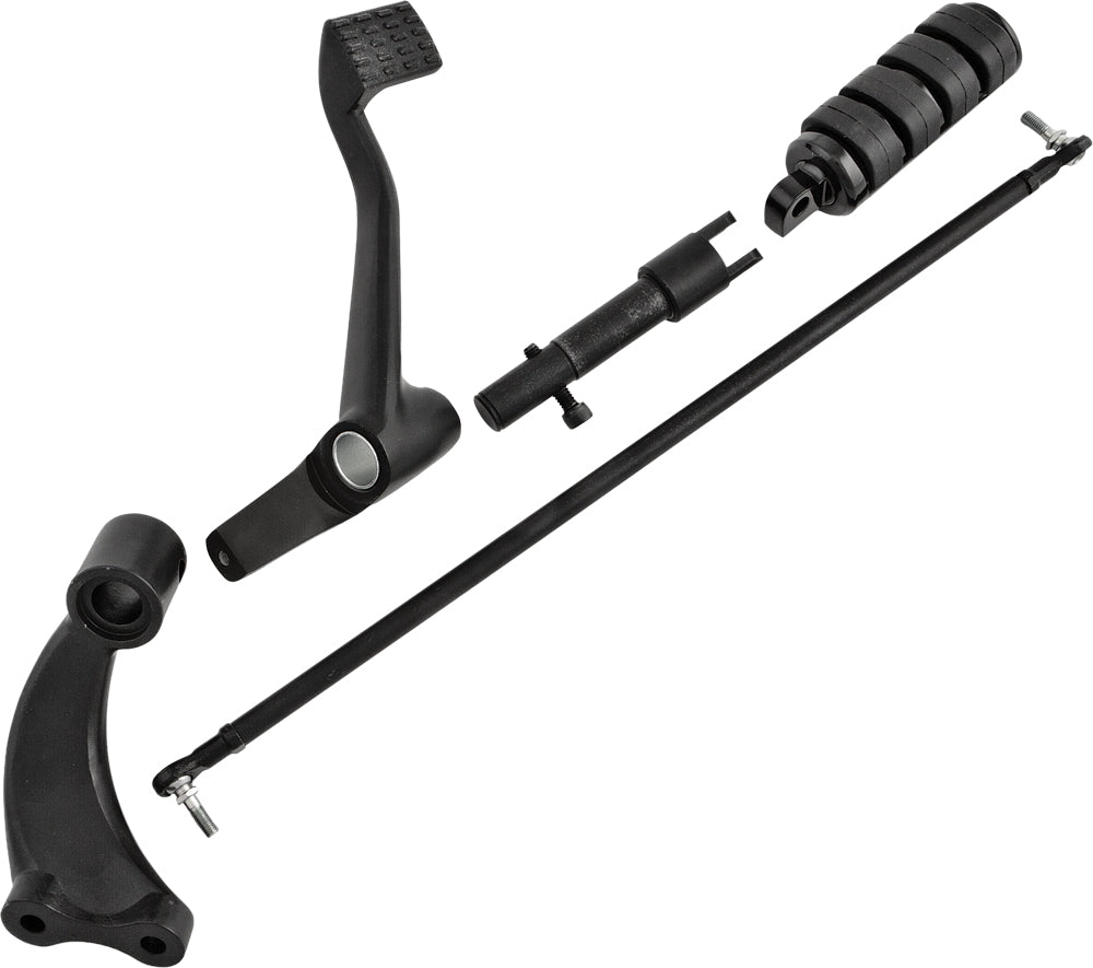 Forward Control Kit Xl 04 13 Blk W/Rubber Band Pegs